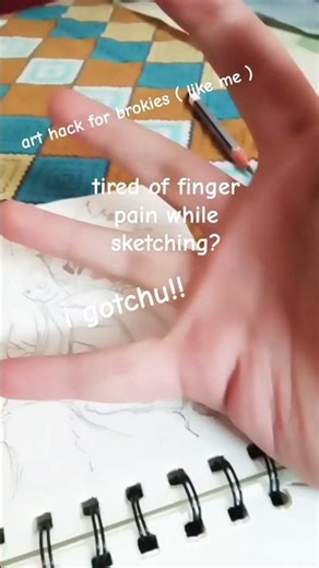 how to make an cheap pencil grip!!!! #jjba