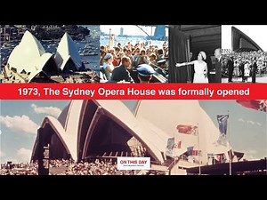 Sydney Opera House opening 1973