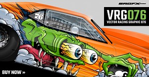 Hot Rod Monster Racing Graphic 076