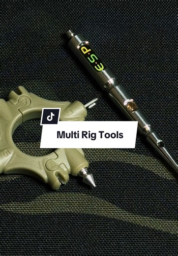 Check out these multi-rig tools! 🤩 • @EvolveTackle 6‑in‑1: 2 braid strippers, 2 rig pullers large & small spikes — super versatile. • ESP 4‑in‑1: braid stripper, loop shaping grooves, loop sizer & spike — solid budget option. If you rig often, Evolve makes life easier. If you’re just covering the basics, ESP still gets the job done — grab two and you’re sorted. 👉 Tap the yellow basket to shop both #carpfishing #fishinggear #rigtools #carpfish #fishinglife