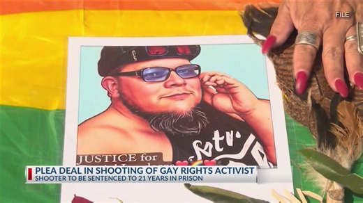 Plea deal in shooting of gay rights activist: Shooter to be sentenced to 21 years in prison