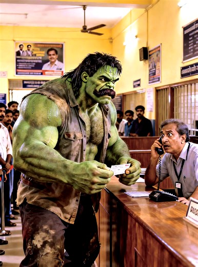 Hulk vs Bank Manager: Epic Showdown