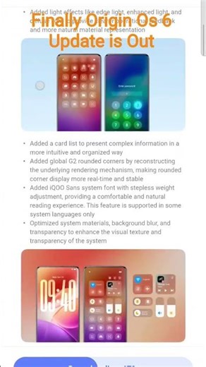 iq neo 10 origin os 6 update is live now #iqooneo #androidp #androidone #origin os 6