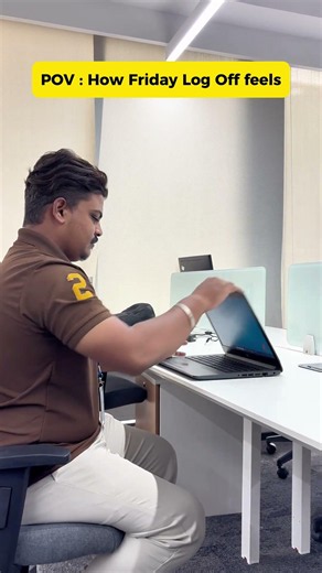 Just corporate things!😂😂😂(How Friday Log off feels) #shortsviral #funny #comedy #viralvideo