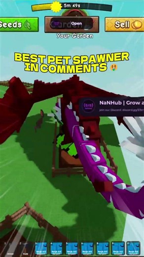 BEST PET SPAWNER KEYLESS SCRIPT FOR GAG2 #roblox #shorts #youtubeshorts