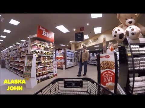 ALASKA SHOPPING - Carrs Safeway Grocery Store - December 17th 2016
