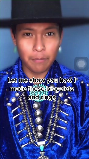 Navajo Silversmith Creates Unique Turquoise Jewelry with Love