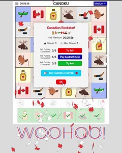 💡 HELPFUL HINT 💡 Did you know that there is a “Show Mistakes” setting you can turn on in Canoku? It will highlight any incorrect emojis with a red background. This can be helpful if you are stumped! Watch the video to learn more! #Canoku | Canuckle