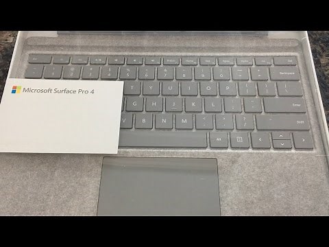 Surface Pro 4 Signature Type Keyboard unboxing and first impressions