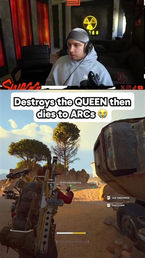 Swagg, Armory, and Mvrwizy spent all game destroying to Queen just to die to ARCs 😭 #swagg #arcraiders #arcraidersgame #arcraidersgameplay #gaming
