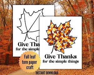 Fall Sunday School Craft, Fall Craft, Fall Activity, Easy Fall Crafts, Thanksgiving Craft, Christian Fall Craft, Christian Preschool Craft - Etsy