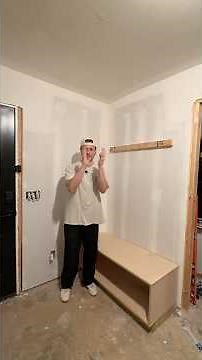 Building a “hall tree” for our mudroom