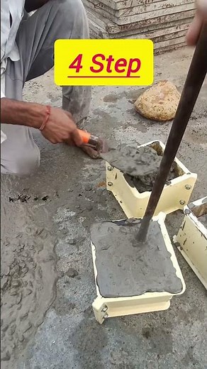 cube Casting Step by Step process| #buildingconstruction #thekedar #shorts #concrete #videos