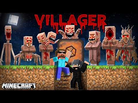 We Created BUNKER to Survive SCARY VILLAGERS in Minecraft...