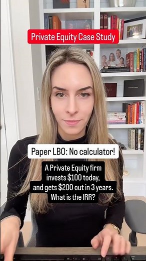 Paper LBO must know for PE interviews: Trick Private Equity investors use to calculate IRRs