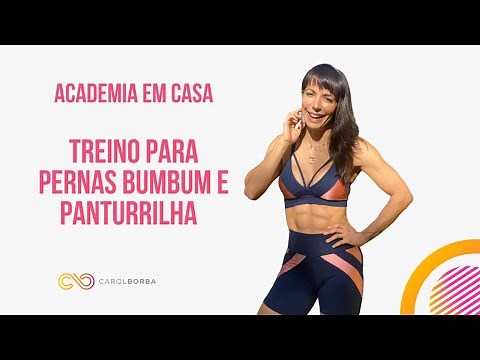 🔴TREINÃO AO VIVO - pernas bumbum e panturrilha - Carol Borba