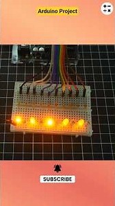 Led Chaser | A Simple Arduino Project | #arduino