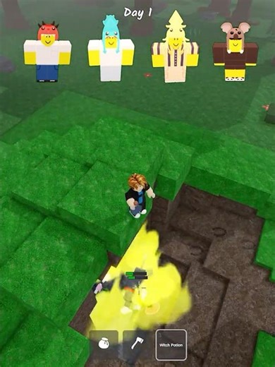 Rescue the children using the Witch class #99nightintheforest #roblox #usa