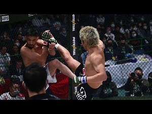 【RIZIN】シェイドラエフ 王者クレベルに衝撃62秒殺！1RKO勝利で無敗のフェザー級新王者誕生