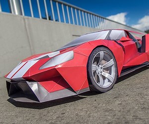 Ford GT Inspired GT Legend Paper Supercraft