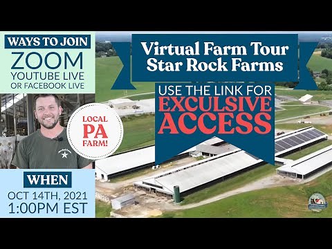 Virtual Farm Tour - Star Rock Farm (Pre-K – 5th Grade)