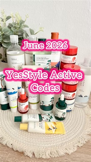 Active YesStyle Coupon Codes 🥰 June 2026 😍 #yesstyle #yesstylecodes #skincare #yesstylecode