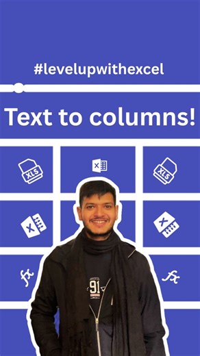 Ayush Aggarwal | The Excel Officer on Instagram: "Split your data into multiple columns instantly! Follow @levelupwithexcel for more such content!"