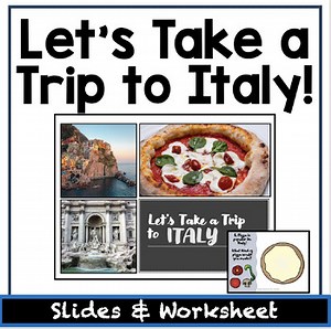 All About Italy: No-Prep Lesson with Presentation and Handout