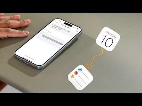 How to Create Reminders from Apple Calendar in SECONDS!