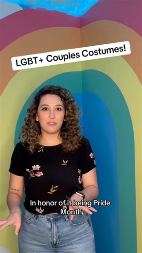 Celebrate love with these fabulous LGBT couples costume ideas! 🌈 #pride #lgbtqi #lgbtqia #lgbtqtiktok #couplescostumes #couplescostumeidea #couplescostumeideas #lgbtcouples #lgbtcouplescostume | HalloweenCostumes.com