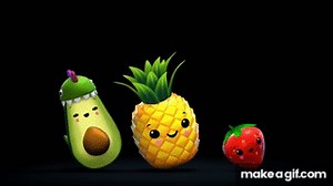 Hey Bear Sensory - Partytime !- Avocadosaurus and Pineapple! First Track From Our Next Video! on Make a GIF