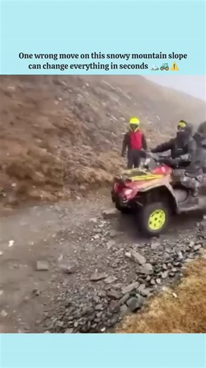 flashbang_blind on Instagram: "Unbelievable ATV fall down the steep mountain slope while off-roading in the snow #Shorts #Offroad #ATV #Mountain #OffroadIndia ATVAdventure MountainSafety ExtremeOffroad SnowCrash AdventureLife QuadBike MountainClimb ViralVideo FlashbangBlind ​⚠️ Dangerous Fall? 🚜 Watch how an ATV loses control on a slippery mountain edge and rolls down! 🏔️ Off-roading in high-altitude snowy terrains looks thrilling until you see how unpredictable the ground can be. This type of