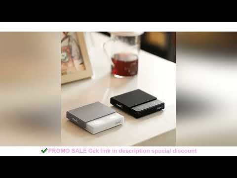 Fuego Kitchen Coffee Scale with Timer Rechargeable Digital Scale 0.1g High Precision 3 Modes Drip Es