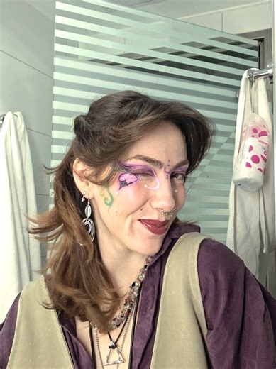 fueled by pixie dust 😌✨🦋🪬✨🧬💜 #fyp #makeup #whimsy #fairy