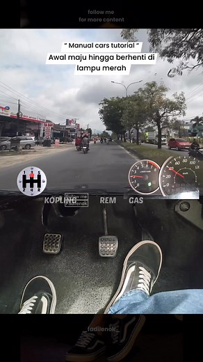 303K views · 3.9K reactions | Awal maju hingga berhenti #tutorial #viralreels #reelsviral #mobilmanual #viral #usa #drivingschool #reels | Fadil Enok | Facebook