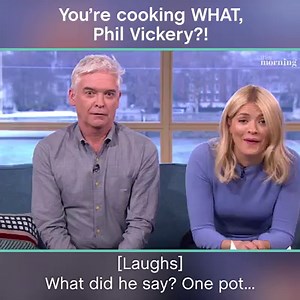 131K views · 583 reactions | We almost had a very interesting cookery item with Phil today!  | This Morning | Facebook