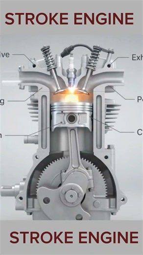 WHAT A STROKE ENGINE 👈🚒🚲