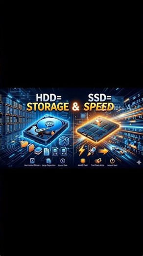 HDD and SSD explanation #techtech #facts #SSD #hdd #smartphone #macbooklcd #technology