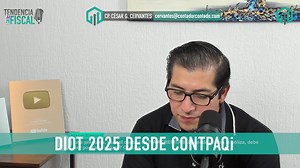 Facilitando las cosas a la hora hacer el envío de la DIOT 🤓 #CONTPAQi #SAT #Tendencias2025 #Fiscal #Contabilidad #DIOT #DeclaracionAnual | Contador Contado