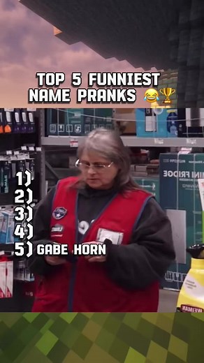 Top 5 funniest name pranks 😂. #pranks #publicprank #walmart #intercom #memes