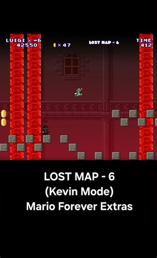 LOST MAP - 6 (Kevin Mode) - Mario Forever Extras #shorts