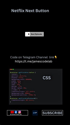 Netflix Button Animation - made with just html, css and Javascript | Source Code.dev