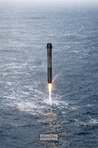 Interesting Engineering on Instagram: "BREAKING: China archives vertical splashdown of rocket, Long March-10, the next-generation crewed lunar exploration systems. This takes them a step closer to its goal of landing astronauts on the moon before 2030."