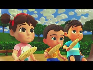 Gham Pani ।। Aagya Basnet ।। Balgeet ।। Kids Nepal Song ।।