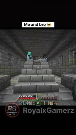 ME WITH MY DUDE 😎 #minecraft #funnyshorts #minecraftmemes