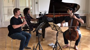 This AMAZING theme from Beethoven.... ❤ the 2nd movement from his Trio for Clarinet, Cello and Piano! with Sebastian Manz and Marianna Shirinyan | Kian Soltani - Cellist