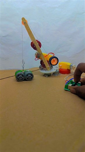 😱 DC Motor Lifting Mechanism Power Test | DIY Mini Crane Experiment ⚡ Shocking Result! #trending #reels #project #viralreels #senito | Senito YT