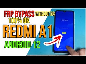 Redmi A1 Frp bypass without PC Android 12 Go edition