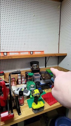 Level? What's that? Looks straight to me! Setting up my reloading bench again.
