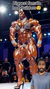 Biggest female bodybuilder on stage they looks massive #fyp #bodybuilding #gym #fitness #Respect #viralpost2025シ | Fitness with Shree